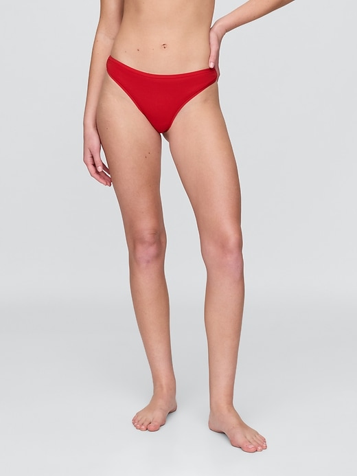 Image number 1 showing, Organic Stretch Cotton Thong