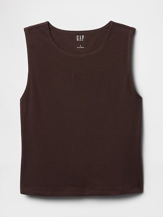 Image number 4 showing, CloseKnit Jersey Crop Tank Top