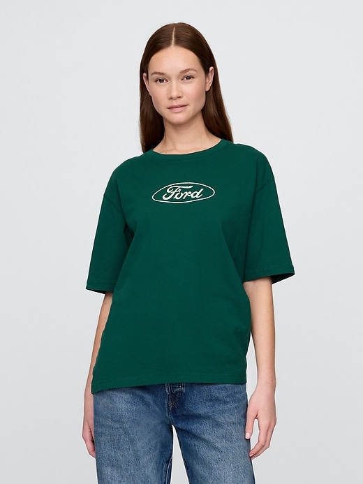 Image number 5 showing, Heavyweight Ford Graphic Crop T-Shirt
