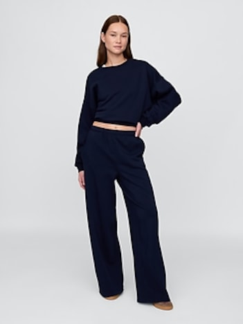 VintageSoft Baggy Wide-Leg Sweatpants