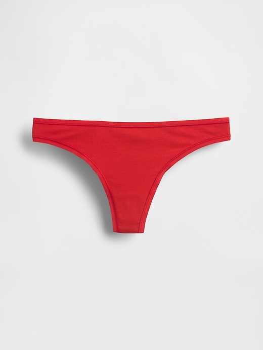 Image number 3 showing, Organic Stretch Cotton Thong