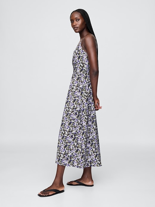 Image number 3 showing, Floral V-Neck Maxi Dress