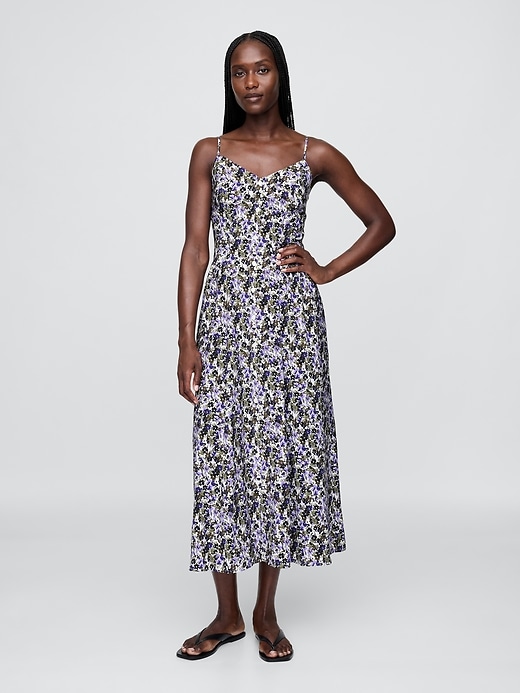 Image number 1 showing, Floral V-Neck Maxi Dress