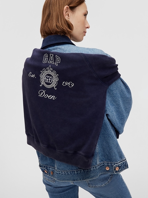 Image number 5 showing, Gap × DÔEN VintageSoft Logo Sweatshirt