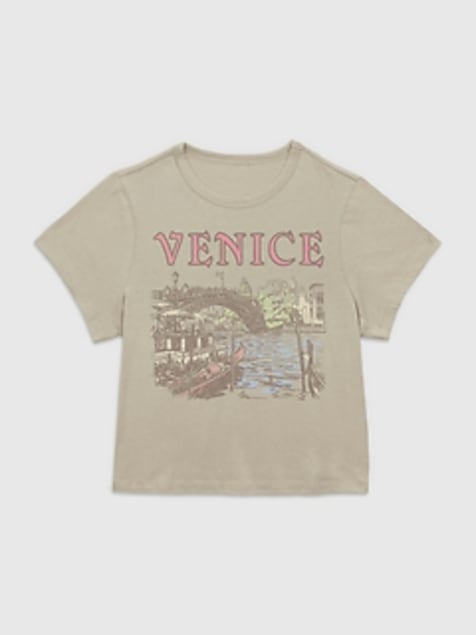 Venice Graphic Baby Fit T-Shirt