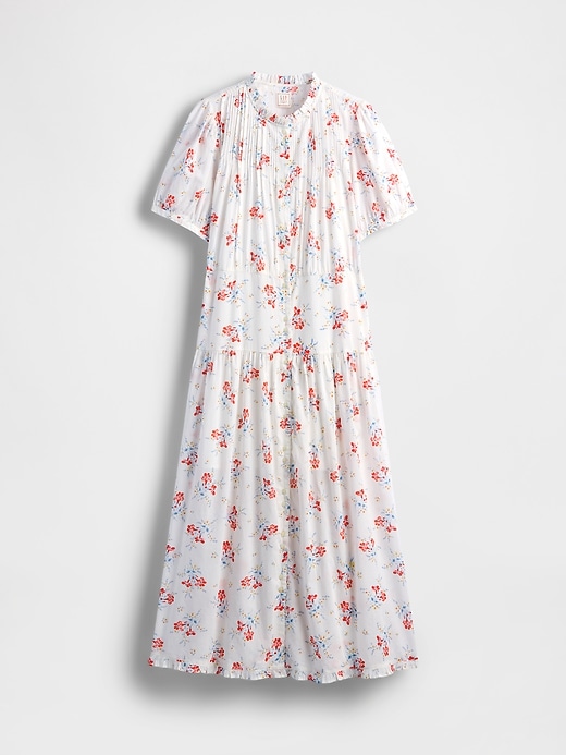Image number 7 showing, Gap × DÔEN Pintuck Floral Midi Dress