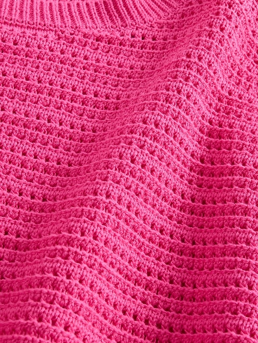 Image number 5 showing, Crochet Boatneck Crop Sweater