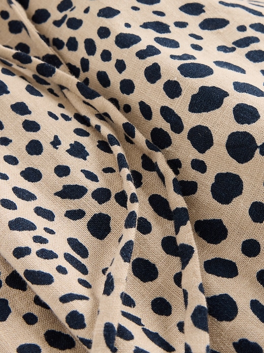 Image number 4 showing, Linen-Blend Maxi Dress