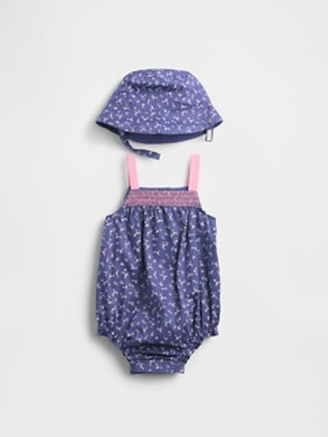 Baby Poplin Bubble Outfit Set