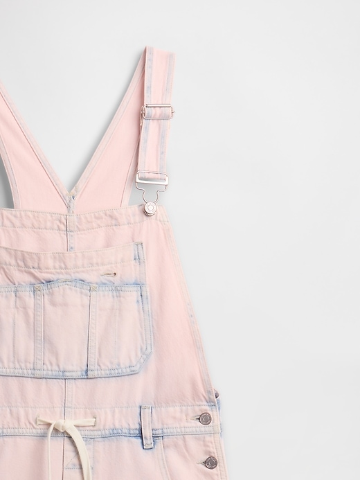 Image number 8 showing, UltraSoft Denim Baggy Overalls