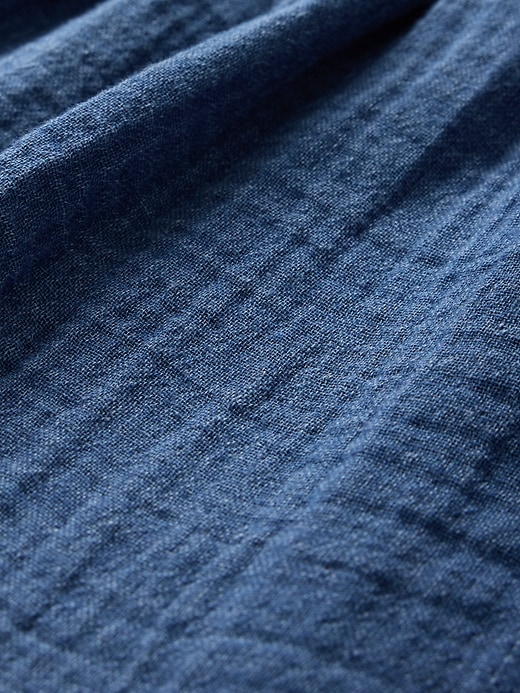Image number 8 showing, Cotton Gauze Denim Easy Shorts