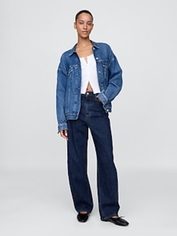 Curvy High Rise Barrel Jeans