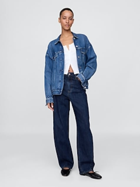 Curvy High Rise Barrel Jeans