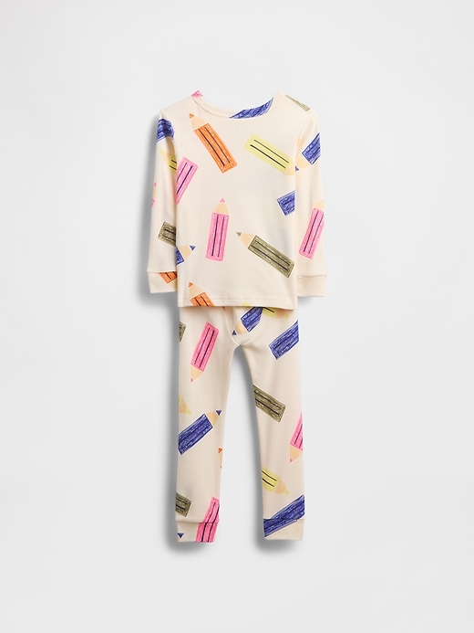 Image number 2 showing, Baby & Toddler Organic Brushed Cotton PJ Set