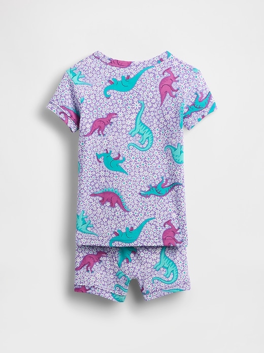 Image number 2 showing, Baby & Toddler Organic Brushed Cotton Dino PJ Set