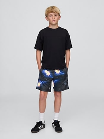 Kids GapFit 6" Recycled Mesh Easy Shorts