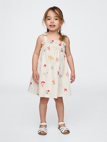 Baby & Toddler Smocked Bow-Strap Dress