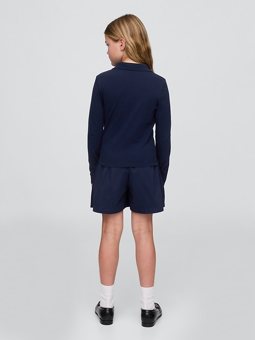 Image number 3 showing, Kids Uniform Pleated Khaki Easy Skort