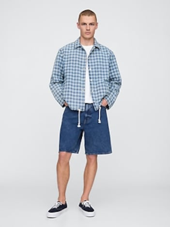 '90s Loose Denim Shorts