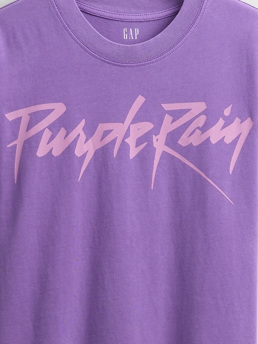 Image number 5 showing, Purple Rain Relaxed Graphic T-Shirt