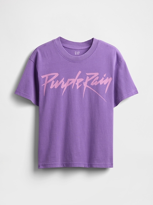Image number 4 showing, Purple Rain Relaxed Graphic T-Shirt