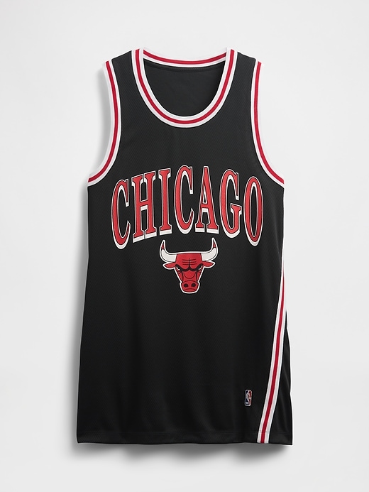 Image number 5 showing, NBA Chicago Bulls Recycled Jersey Mini Dress