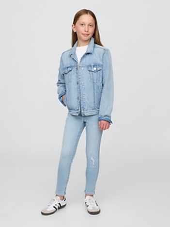 Kids Mid Rise Pull-On Jeggings