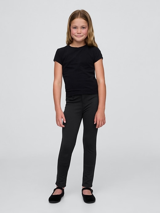 Image number 1 showing, Kids Uniform Ponte Pants
