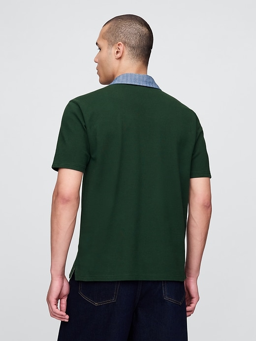 Image number 3 showing, Gap × Malbon Polo Shirt