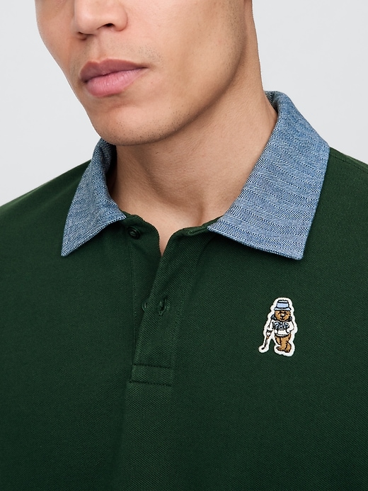 Image number 4 showing, Gap × Malbon Polo Shirt