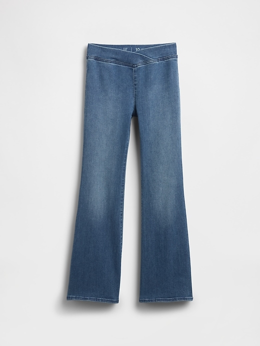 Image number 5 showing, Kids High Rise Crossover Flare Jeans