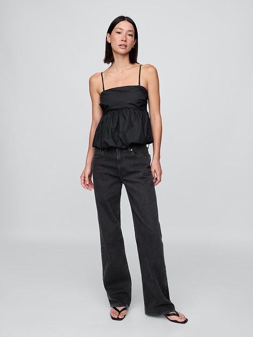 Image number 2 showing, Poplin Bubble Top