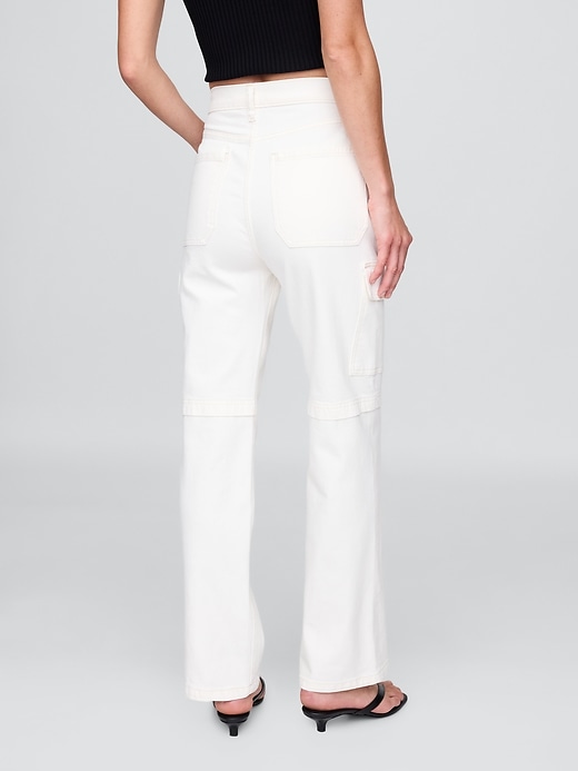 Image number 4 showing, Mid Rise '90s Loose Cargo Jeans