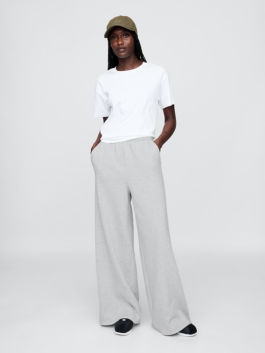 Image number 1 showing, VintageSoft Baggy Wide-Leg Sweatpants