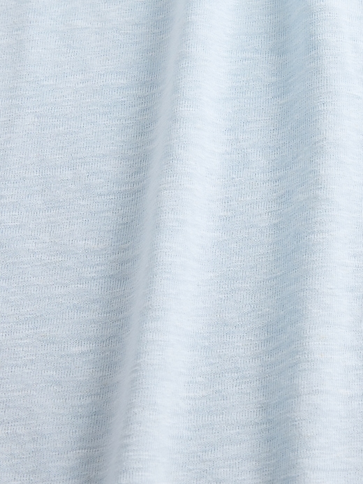 Image number 2 showing, Linen-Blend Ruffle PJ Dress