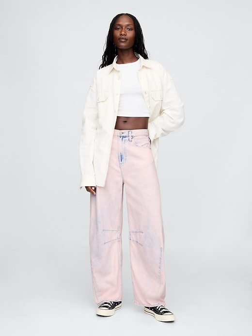 Image number 1 showing, High Rise UltraSoft Horseshoe Jeans