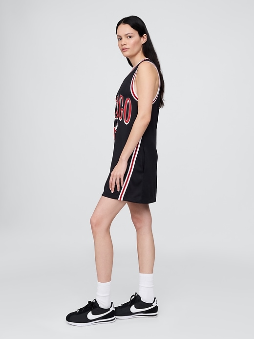 Image number 3 showing, NBA Chicago Bulls Recycled Jersey Mini Dress