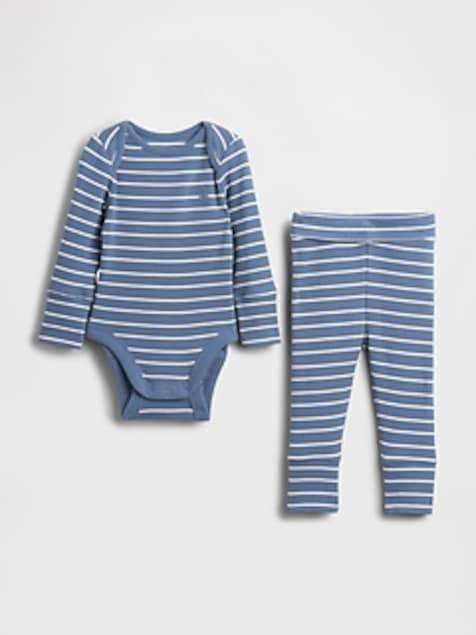 Baby Grow-With-Me TinyRib Outfit Set