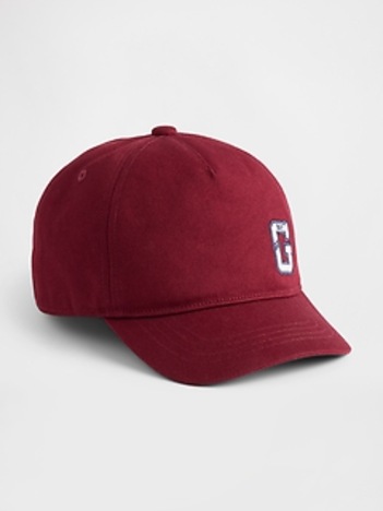 Kids Organic Cotton Logo Baseball Hat