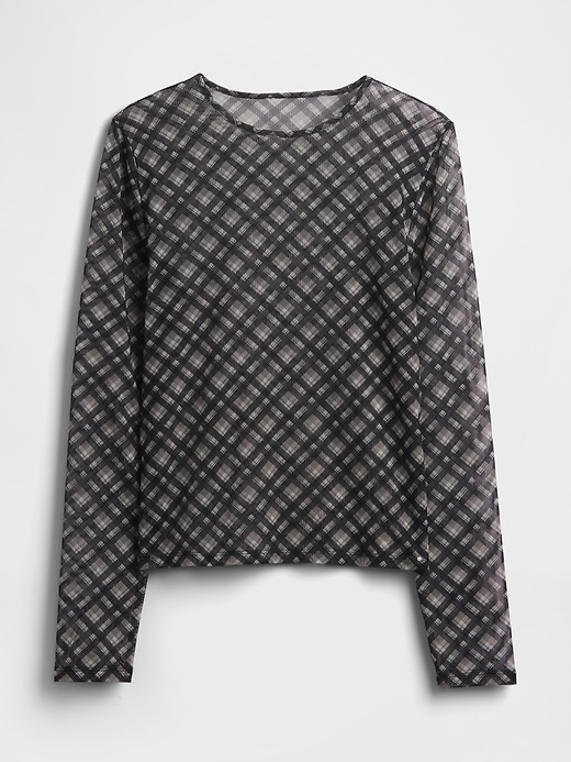 Image number 5 showing, Mesh Crop T-Shirt