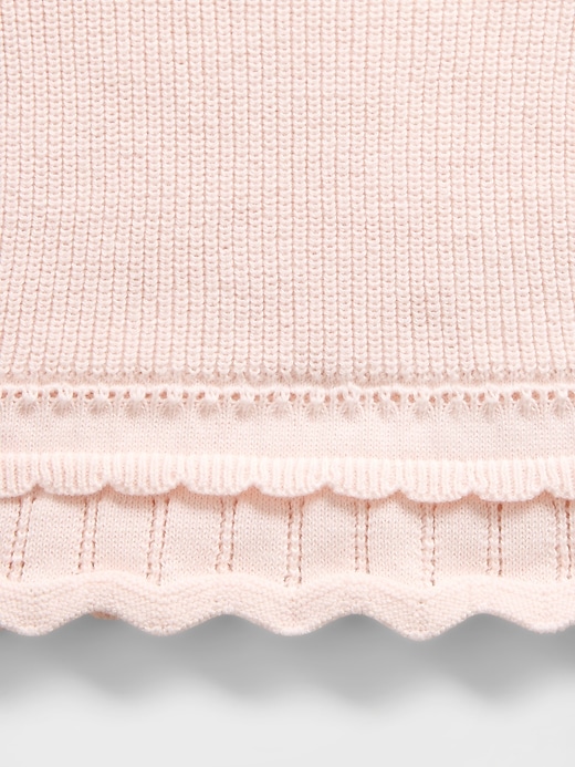 Image number 3 showing, Baby Scalloped Sweater Outfit Set