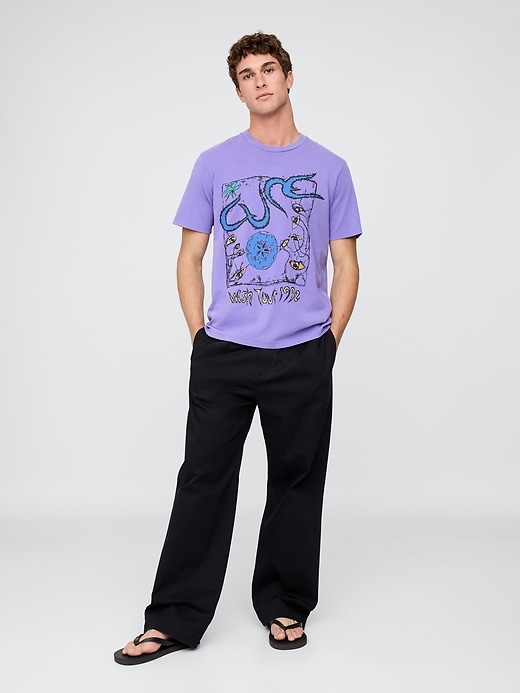 Image number 2 showing, The Cure Wish Tour Relaxed Graphic T-Shirt