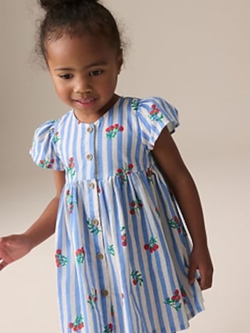 NEXT Toddler Tomato & Stripe Dress
