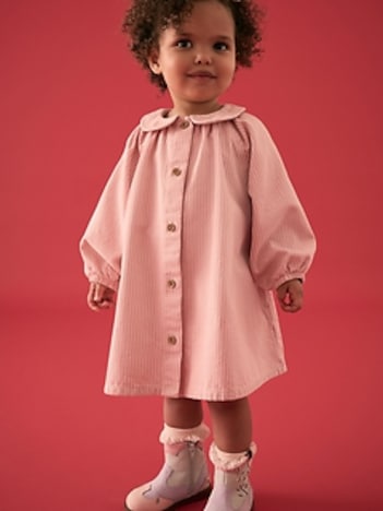 NEXT Toddler Stripe Denim Dress