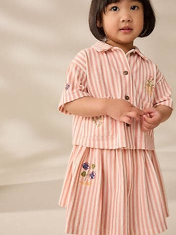 NEXT Toddler Stripe Shirt & Skirt Set