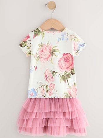 NEXT Toddler Floral Top & Tutu Set
