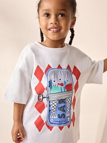 NEXT Toddler Sardines Graphic T-Shirt