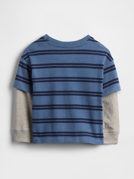 Image number 2 showing, Baby & Toddler 2-In-1 Heavyweight T-Shirt
