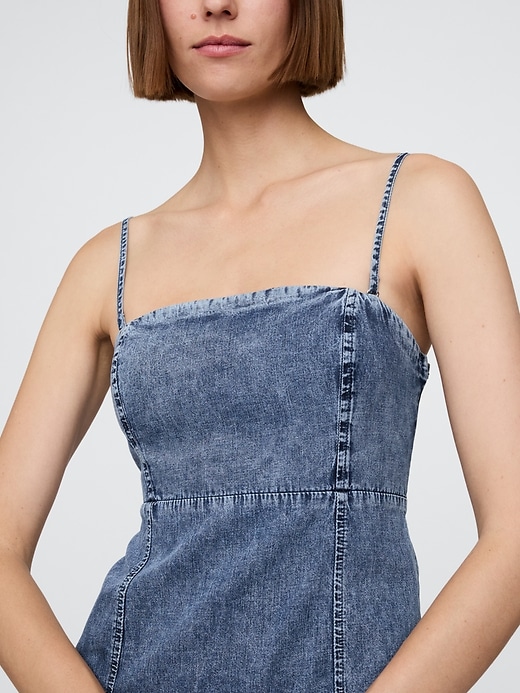 Image number 7 showing, UltraSoft Denim Mini Dress