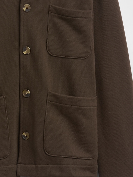 Image number 4 showing, French Terry Chore Jacket